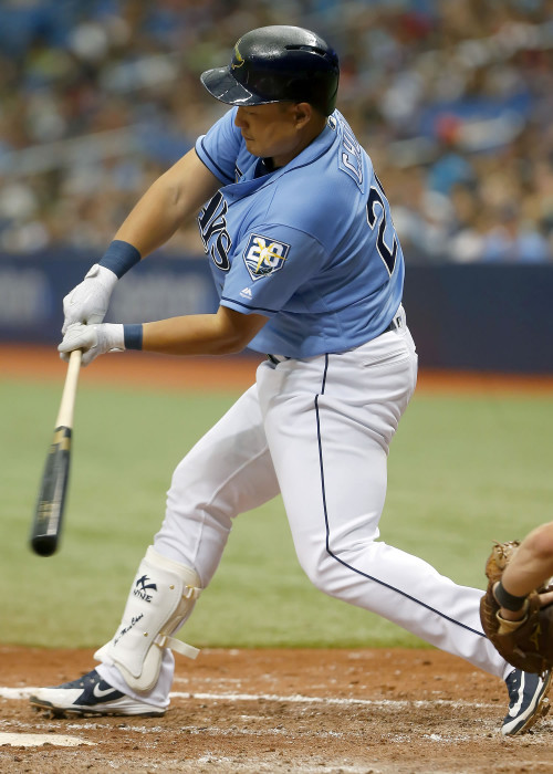 Rays' Ji-Man Choi hits home run batting righthanded for first time - Sports  Illustrated