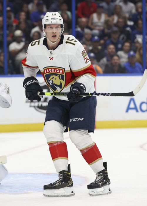 Florida Panthers' Anton Lundell is getting used to the Miami