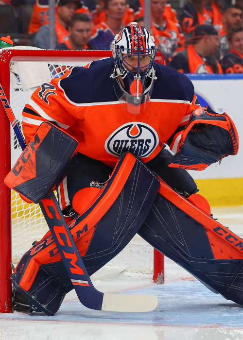 Mike Smith #41 - 2019-20 Edmonton Oilers Game-Worn CCM Goalie Pads